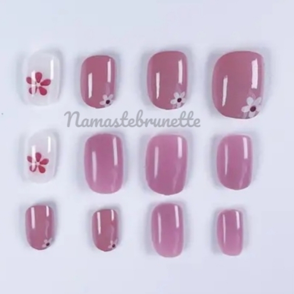 2/$16 Floral Press On Nails - Picture 3 of 16